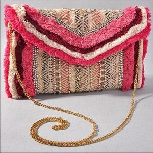BOHO Embroidered Rectangle Crossbody Bag
